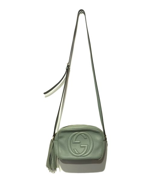 GUCCI（グッチ）GUCCI (グッチ) ソーホー ディスコショルダーバッグ グリーンの古着・服飾アイテム