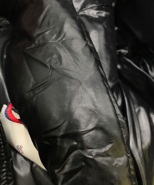 MONCLER（モンクレール）MONCLER (モンクレール) フーデットナイロンダウンジャケット ブラック サイズ:3の古着・服飾アイテム