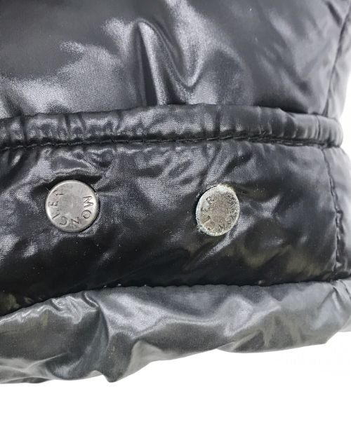 MONCLER（モンクレール）MONCLER (モンクレール) フーデットナイロンダウンジャケット ブラック サイズ:3の古着・服飾アイテム