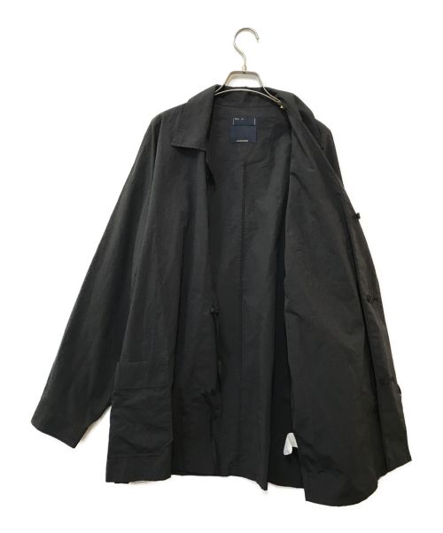 meanswhile（ミーンズワイル）meanswhile (ミーンズワイル) Tech Ripstop Sleeping SH（テックリップストップスリーピングシャツ） ブラック サイズ:04の古着・服飾アイテム