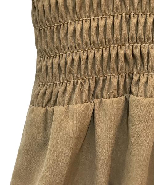 Ameri（アメリ）Ameri (アメリ) LANTERN SLEEVE TUCK DRESS ブラウン サイズ:Mの古着・服飾アイテム