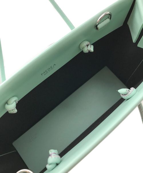 Medea（メデア）Medea (メデア) ショッパーショルダーバッグ スカイブルーの古着・服飾アイテム