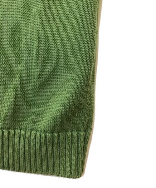 kudos（クードス）kudos (クードス) アシンメトリーニットベスト グリーン サイズ:1の古着・服飾アイテム