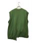 kudos (クードス) アシンメトリーニットベスト グリーン サイズ:1：2000円