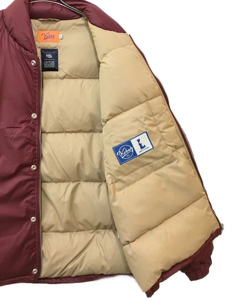 KEBOZ（ケボズ）KEBOZ (ケボズ) DOWN JACKET 2 ボルドー サイズ:Lの古着・服飾アイテム