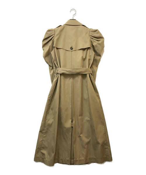 RED VALENTINO（レッドヴァレンティノ）RED VALENTINO (レッドヴァレンティノ) ギャバジン トレンチコート ベージュ サイズ:40の古着・服飾アイテム