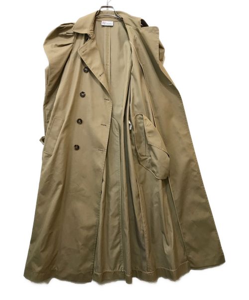 RED VALENTINO（レッドヴァレンティノ）RED VALENTINO (レッドヴァレンティノ) ギャバジン トレンチコート ベージュ サイズ:40の古着・服飾アイテム
