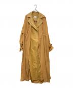 Ameriアメリ）の古着「シースルートレンチコート　018170030」｜イエロー