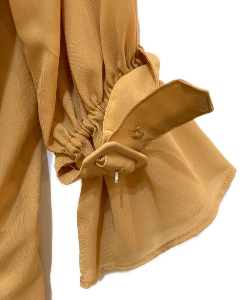 Ameri（アメリ）Ameri (アメリ) シースルートレンチコート　018170030 イエロー サイズ:不明(実寸をご参照下さい)の古着・服飾アイテム