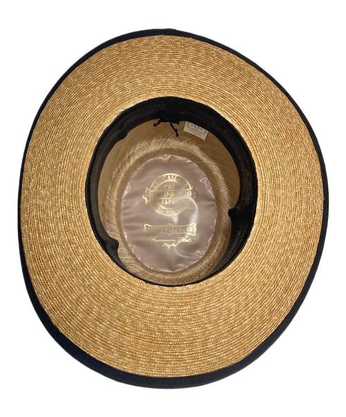 THE H.W.DOG&CO.（エイチダブリュードッグアンドコー）THE H.W.DOG&CO. (エイチダブリュードッグアンドコー) ラフィアハット ベージュの古着・服飾アイテム