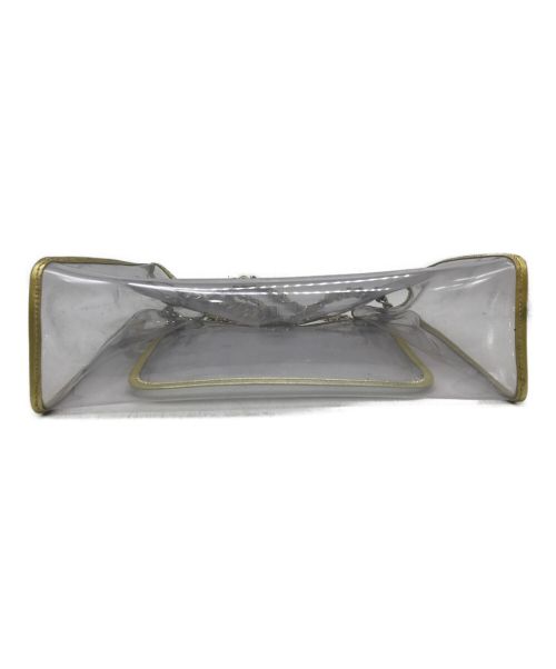 CHANEL（シャネル）CHANEL (シャネル) クリアチェーントートバッグ クリア×ゴールドの古着・服飾アイテム