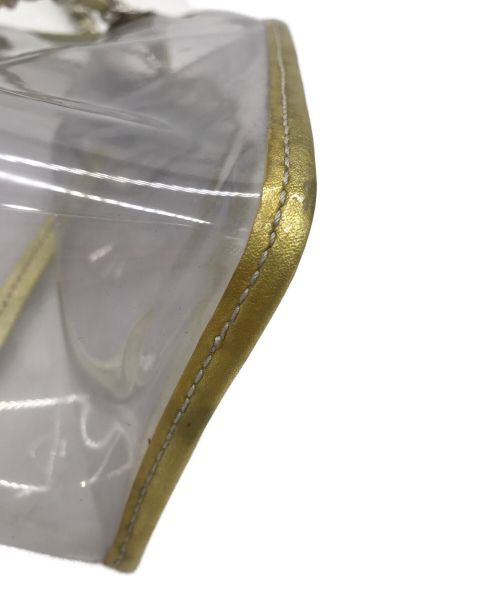 CHANEL（シャネル）CHANEL (シャネル) クリアチェーントートバッグ クリア×ゴールドの古着・服飾アイテム