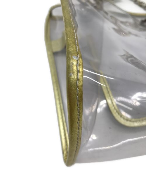 CHANEL（シャネル）CHANEL (シャネル) クリアチェーントートバッグ クリア×ゴールドの古着・服飾アイテム