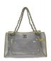 CHANEL (シャネル) クリアチェーントートバッグ クリア×ゴールド：97000円