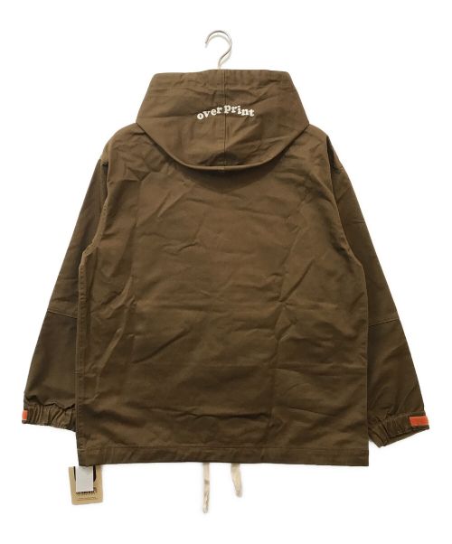 overprint（オーバープリント）overprint (オーバープリント) UNIVERSAL OVERALL (ユニバーサルオーバーオール) anorak parka ブラウン サイズ:M 未使用品の古着・服飾アイテム