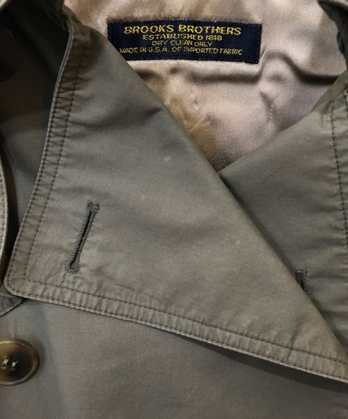 BROOKS BROTHERS（ブルックスブラザーズ）BROOKS BROTHERS (ブルックスブラザーズ) トレンチコート カーキ サイズ:-の古着・服飾アイテム