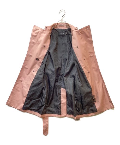 COACH（コーチ）COACH (コーチ) トレンチコート ピンク サイズ:XXSの古着・服飾アイテム