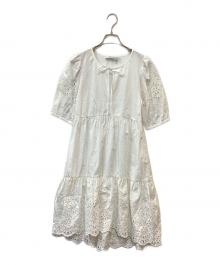 COACH（コーチ）の古着「ブラウスワンピース　CA677」｜ホワイト