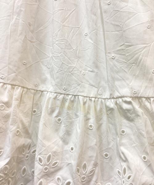 COACH（コーチ）COACH (コーチ) ブラウスワンピース　CA677 ホワイト サイズ:2の古着・服飾アイテム