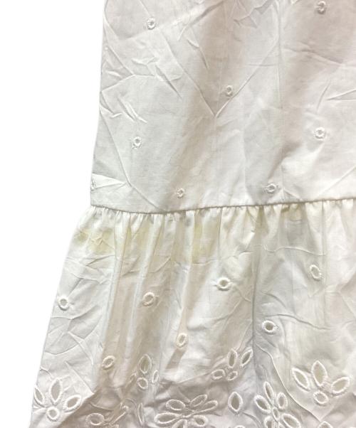 COACH（コーチ）COACH (コーチ) ブラウスワンピース　CA677 ホワイト サイズ:2の古着・服飾アイテム