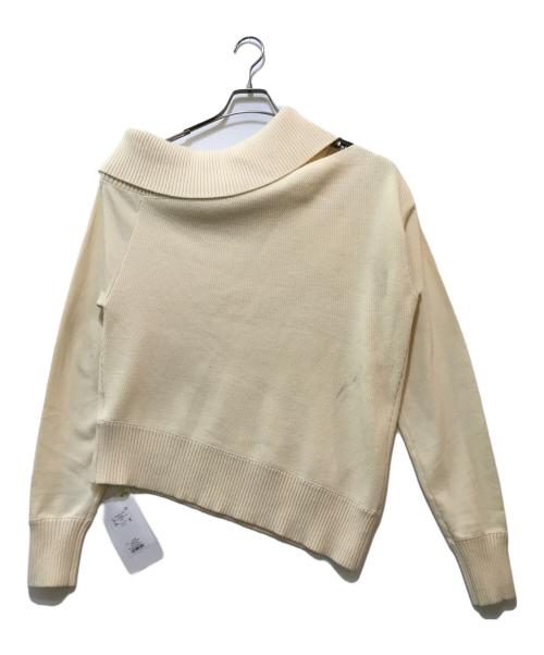 HeRIN.CYE（ヘリンドットサイ）HeRIN.CYE (ヘリンドットサイ) Thermal off shoulder tops アイボリー サイズ:FREEの古着・服飾アイテム