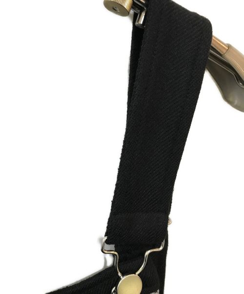 Diagram（ダイアグラム）Diagram (ダイアグラム) ミディツイードジャンパースカート ホワイト×ブラック サイズ:36の古着・服飾アイテム