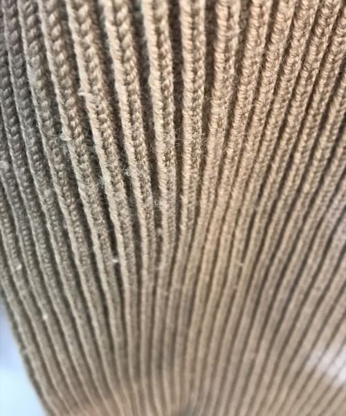 HYKE（ハイク）HYKE (ハイク) ラムウール リブロングニットカーディガン ブラウン サイズ:2の古着・服飾アイテム