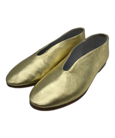 【未使用】SUI V BALLET サイズ3 中古・古着通販】SUI (スイ) V ballet shoes ゴールド サイズ:3