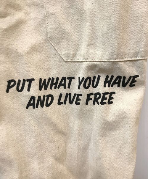 WIND AND SEA（ウィンダンシー）WIND AND SEA (ウィンダンシー) オーバーオール アイボリー サイズ:Mの古着・服飾アイテム