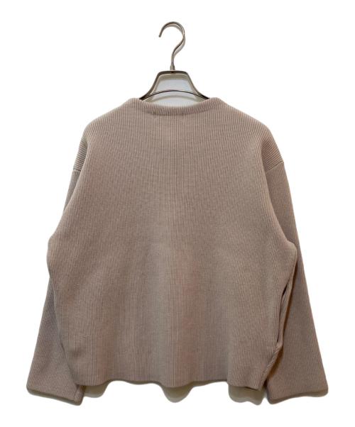 Apuweiser-riche（アプワイザーリッシェ）Apuweiser-riche (アプワイザーリッシェ) パール釦ショートニットジャケット ピンク サイズ:1の古着・服飾アイテム