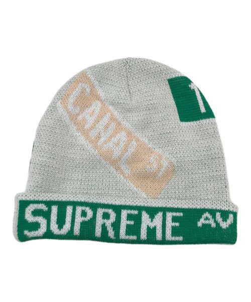 SUPREME（シュプリーム）SUPREME (シュプリーム) STREET SIGNS BEANIE マルチカラーの古着・服飾アイテム