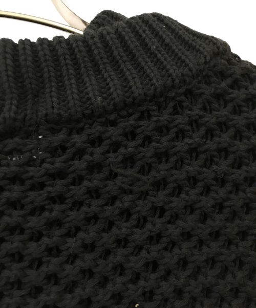 CLANE（クラネ）CLANE (クラネ) BOLERO SET UP MESH KNIT TOPS ブラック サイズ:1の古着・服飾アイテム