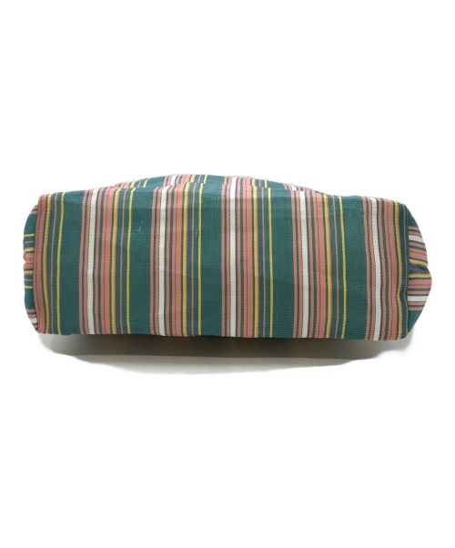 MARNI（マルニ）MARNI (マルニ) MARKET STRIPE BAG ブルー×ピンクの古着・服飾アイテム