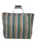 MARNI (マルニ) MARKET STRIPE BAG ブルー×ピンク：10000円
