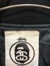 中古・古着 stussy (ステューシー) A BATHING APE (アベイシングエイプ) VARSITY JACKET ブラック サイズ:M：32000円