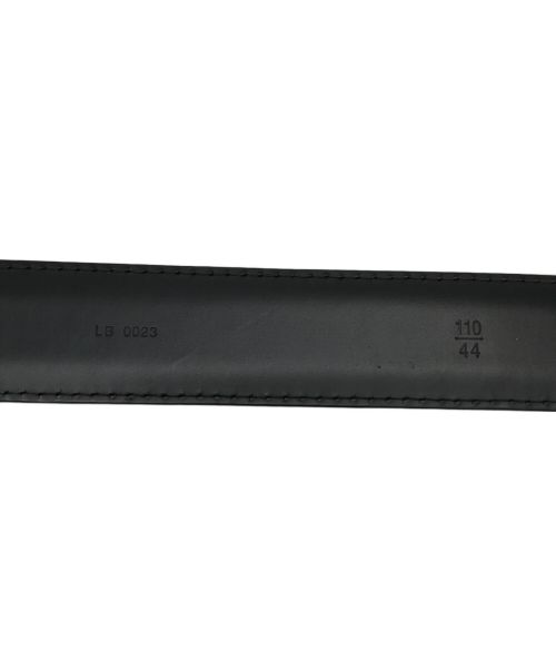 LOUIS VUITTON（ルイ ヴィトン）LOUIS VUITTON (ルイ ヴィトン) レザーベルト ブラック サイズ:44/110の古着・服飾アイテム