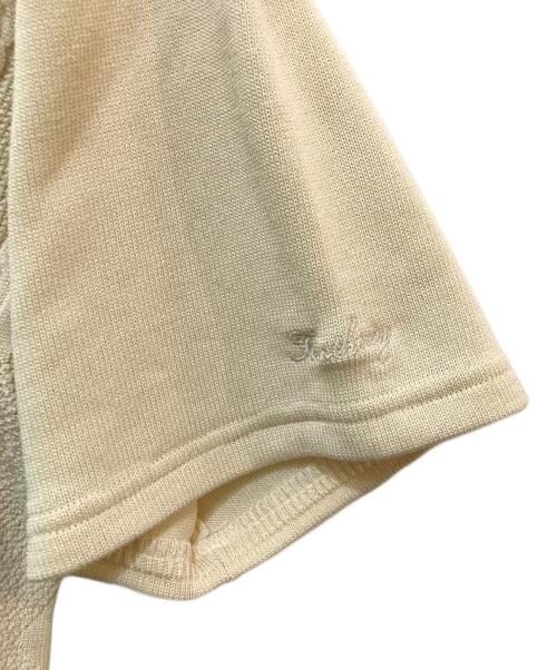 430（430）430 (430) S/S JAQUARD KNIT POLO アイボリー サイズ:1の古着・服飾アイテム