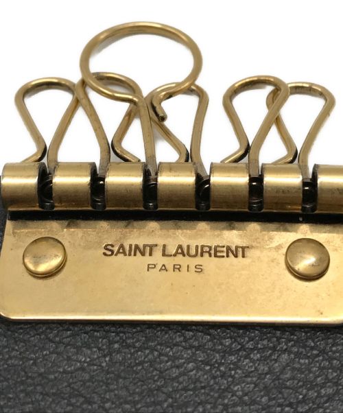 Saint Laurent Paris（サンローランパリ）Saint Laurent Paris (サンローランパリ) キーケース ブラックの古着・服飾アイテム