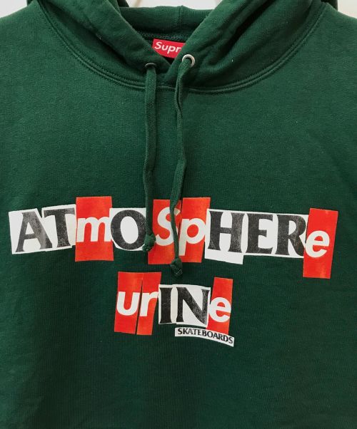 SUPREME（シュプリーム）SUPREME (シュプリーム) ANTIHERO (アンタイヒーロー) ANTIHERO Hooded Sweatshirt グリーン サイズ:Smallの古着・服飾アイテム