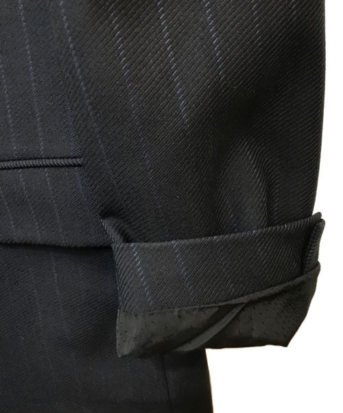 GIANNI VERSACE（ジャンニ・ヴェルサーチ）GIANNI VERSACE (ジャンニヴェルサーチ) 2Bスーツ ネイビー サイズ:46の古着・服飾アイテム