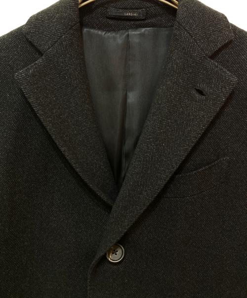 LARDINI（ラルディーニ）LARDINI (ラルディーニ) チェスターコート ネイビー サイズ:46の古着・服飾アイテム