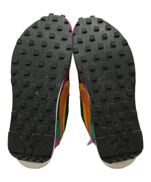 NIKE（ナイキ）NIKE (ナイキ) sacai (サカイ) LD Waffle ピンク×グリーン サイズ:28の古着・服飾アイテム