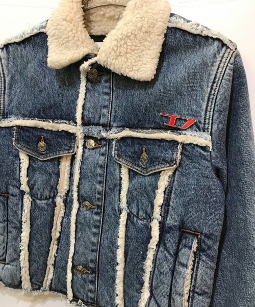 DIESEL（ディーゼル）DIESEL (ディーゼル) ランチジャケット インディゴ サイズ:XSの古着・服飾アイテム