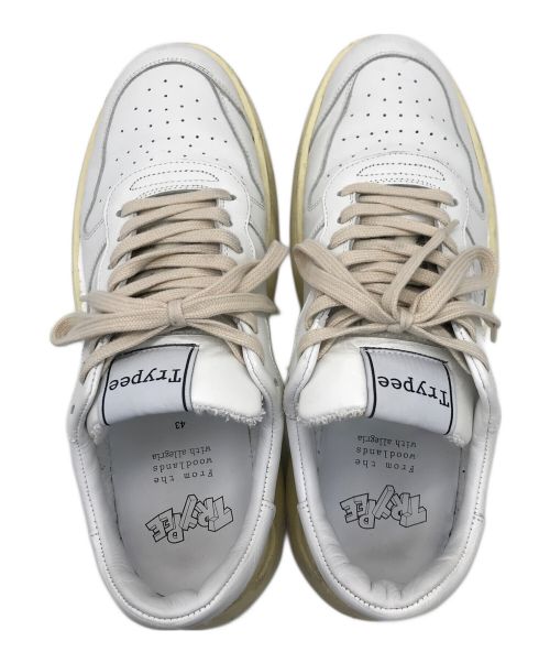 trypee（トライピー）trypee (トライピー) ローカットスニーカー ホワイト サイズ:43の古着・服飾アイテム