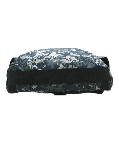 BRIEFING（ブリーフィング）BRIEFING (ブリーフィング) フラップショルダーバッグ ブラック×ブルーの古着・服飾アイテム