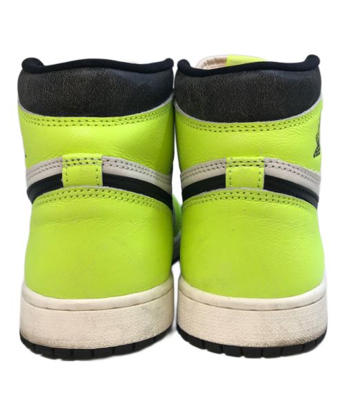 NIKE（ナイキ）NIKE (ナイキ) AIR JORDAN 1 RETRO HIGH OG ホワイト×イエロー サイズ:26の古着・服飾アイテム