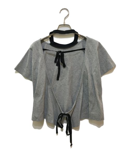 FACETASM（ファセッタズム）FACETASM (ファセッタズム) MICKEY TEE WITH OPEN-BACK グレー サイズ:1の古着・服飾アイテム