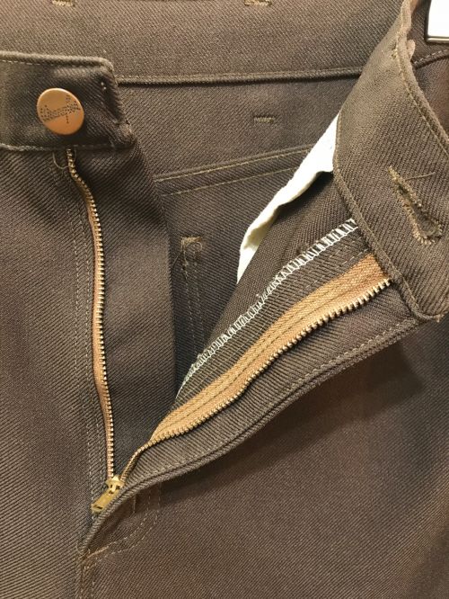 Wrangler（ラングラー）Wrangler (ラングラー) ランチャードレスパンツ ブラウン サイズ:34の古着・服飾アイテム