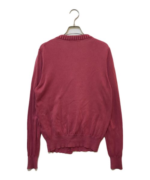 Cruciani（クルチアーニ）Cruciani (クルチアーニ) コットンニットカーディガン レッド サイズ:44の古着・服飾アイテム