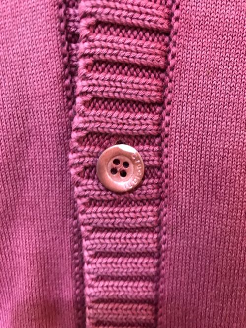 Cruciani（クルチアーニ）Cruciani (クルチアーニ) コットンニットカーディガン レッド サイズ:44の古着・服飾アイテム